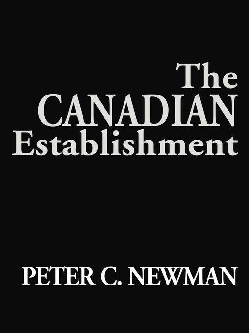 Cover image for The Canadian Establishment